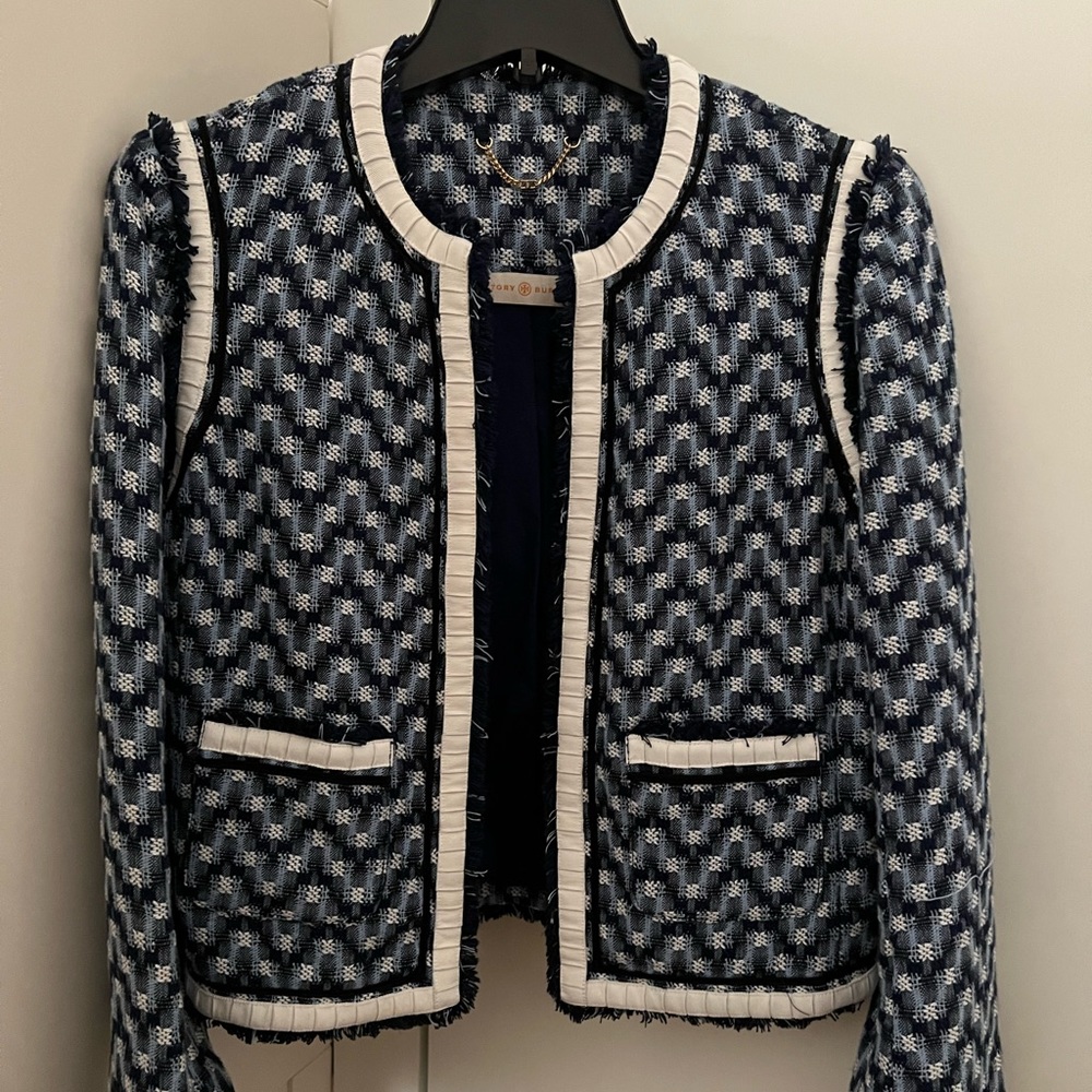 Tory Burch Justine Tweed Jacket